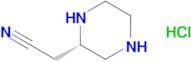 2-[(2S)-Piperazin-2-yl]acetonitrile hydrochloride