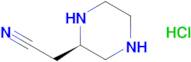 2-[(2R)-Piperazin-2-yl]acetonitrile hydrochloride