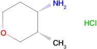 (3S,4S)-3-Methyltetrahydropyran-4-amine hydrochloride