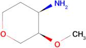 (3R,4R)-3-Methoxyoxan-4-amine