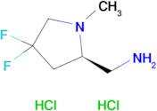 [(2R)-4,4-Difluoro-1-methylpyrrolidin-2-yl]methanamine dihydrochloride