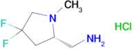 [(2S)-4,4-Difluoro-1-methylpyrrolidin-2-yl]methanamine hydrochloride