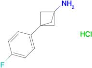 3-(4-Fluorophenyl)bicyclo[1.1.1]pentan-1-amine hydrochloride