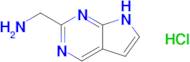 7H-Pyrrolo[2,3-d]pyrimidin-2-ylmethanamine hydrochloride