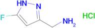 (5-Fluoro-1H-pyrazol-3-yl)methanamine hydrochloride