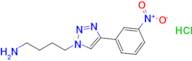 4-[4-(3-Nitrophenyl)-1H-1,2,3-triazol-1-yl]butan-1-amine hydrochloride