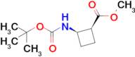 Methyl (1S,2R)-2-(tert-butoxycarbonylamino)cyclobutanecarboxylate