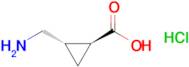 (1S,2S)-2-(Aminomethyl)cyclopropanecarboxylic acid hydrochloride