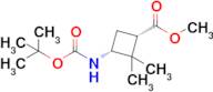 Methyl (1S,3R)-3-(tert-butoxycarbonylamino)-2,2-dimethyl-cyclobutanecarboxylate