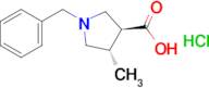 (3S,4S)-1-Benzyl-4-methylpyrrolidine-3-carboxylic acid hydrochloride