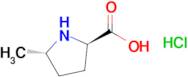 (2R,5S)-5-Methylpyrrolidine-2-carboxylic acid hydrochloride