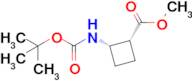 Methyl (1R,2S)-2-(tert-Butoxycarbonylamino)cyclobutanecarboxylate