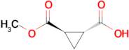 (1R,2R)-2-(Methoxycarbonyl)cyclopropane-1-carboxylic acid