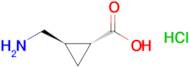 (1R,2R)-2-(Aminomethyl)cyclopropanecarboxylic acid hydrochloride