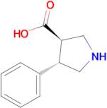 (3R,4S)-4-Phenylpyrrolidine-3-carboxylic acid