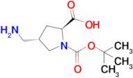 (2S,4S)-4-(Aminomethyl)-1-[(tert-Butoxy)carbonyl]pyrrolidine-2-carboxylic acid