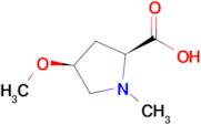 (2S,4S)-4-Methoxy-1-methylpyrrolidine-2-carboxylic acid