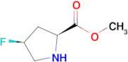 Methyl (2S,4S)-4-fluoropyrrolidine-2-carboxylate