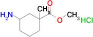 Methyl 3-amino-1-methylcyclohexane-1-carboxylate hydrochloride