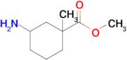 Methyl 3-amino-1-methylcyclohexane-1-carboxylate