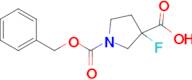 1-[(Benzyloxy)carbonyl]-3-fluoropyrrolidine-3-carboxylic acid