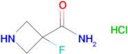 3-Fluoroazetidine-3-carboxamide hydrochloride