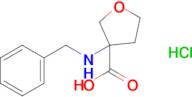 3-(Benzylamino)oxolane-3-carboxylic acid hydrochloride