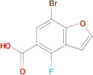 7-Bromo-4-fluoro-1-benzofuran-5-carboxylic acid