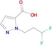 2-(3,3-Difluoropropyl)pyrazole-3-carboxylic acid