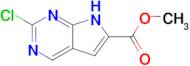 Methyl 2-chloro-7H-pyrrolo[2,3-d]pyrimidine-6-carboxylate