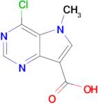 4-Chloro-5-methyl-5H-pyrrolo[3,2-d]pyrimidine-7-carboxylic acid