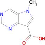 5-Methyl-5H-pyrrolo[3,2-d]pyrimidine-7-carboxylic acid