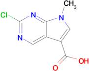 2-Chloro-7-methyl-7H-pyrrolo[2,3-d]pyrimidine-5-carboxylic acid