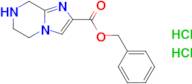 Benzyl 5H,6H,7H,8H-imidazo[1,2-a]pyrazine-2-carboxylate dihydrochloride