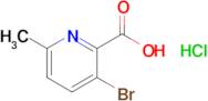 3-Bromo-6-methyl-pyridine-2-carboxylic acid hydrochloride