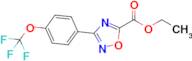 Ethyl 3-[4-(trifluoromethoxy)phenyl]-1,2,4-oxadiazole-5-carboxylate