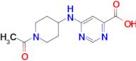 6-[(1-Acetylpiperidin-4-yl)amino]pyrimidine-4-carboxylic acid