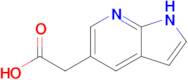 2-{1H-Pyrrolo[2,3-b]pyridin-5-yl}acetic acid