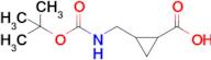 2-[(tert-Butoxycarbonylamino)methyl]cyclopropanecarboxylic acid