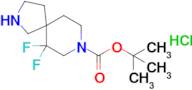 tert-Butyl 6,6-difluoro-2,8-diazaspiro[4.5]decane-8-carboxylate hydrochloride