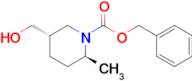 Benzyl (2S,5S)-5-(hydroxymethyl)-2-methyl-piperidine-1-carboxylate