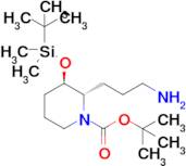 tert-Butyl (2S,3R)-2-(3-aminopropyl)-3-[tert-Butyl(dimethyl)silyl]oxy-piperidine-1-carboxylate