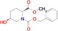 1-Benzyl 2-methyl (2s,5s)-5-hydroxypiperidine-1,2-dicarboxylate