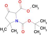 1-tert-Butyl 2-methyl 5,5-dimethyl-3-oxopyrrolidine-1,2-dicarboxylate