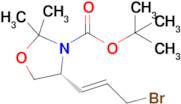 tert-Butyl (4R)-4-[(E)-3-bromoprop-1-enyl]-2,2-dimethyl-oxazolidine-3-carboxylate