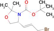 Tert-Butyl (4R)-4-[(E)-3-bromoprop-1-enyl]-2,2-dimethyl-oxazolidine-3-carboxylate