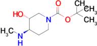 tert-Butyl (3R,4R)-3-hydroxy-4-(methylamino)piperidine-1-carboxylate