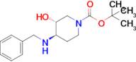 tert-Butyl (3R,4R)-4-(benzylamino)-3-hydroxypiperidine-1-carboxylate