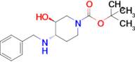 tert-Butyl (3S,4S)-4-(benzylamino)-3-hydroxypiperidine-1-carboxylate