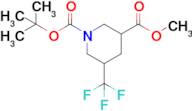 1-tert-Butyl 3-methyl 5-(trifluoromethyl)piperidine-1,3-dicarboxylate